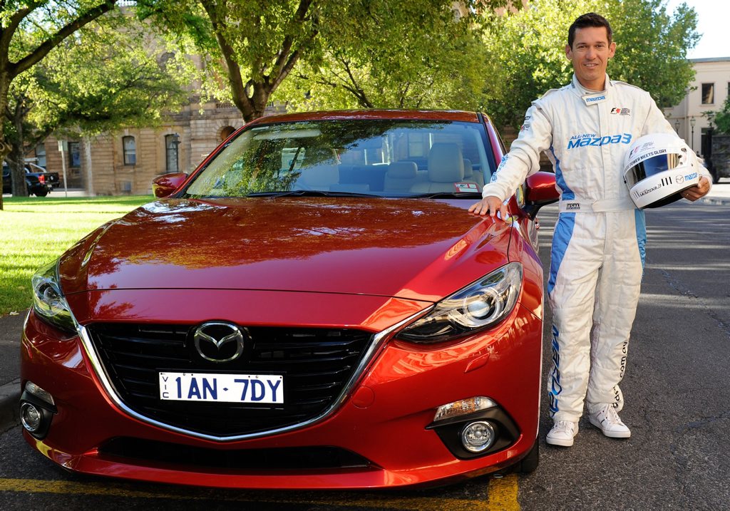 Robbie McEwen is set to join the Mazda3 celebrity race at the Australian Grand Prix. Robbie McEwen is set to join the Mazda3 celebrity race at the Australian Grand Prix.